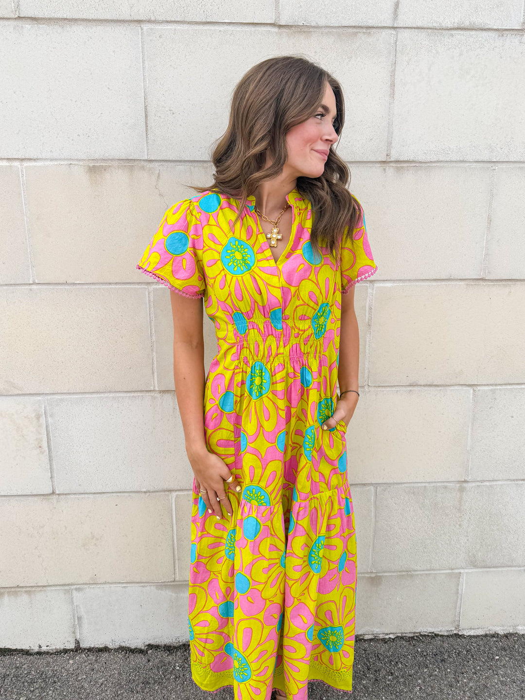 Uncle Frank Jennifer Midi Dress