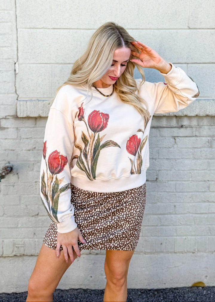Josie Floral Sweatshirt