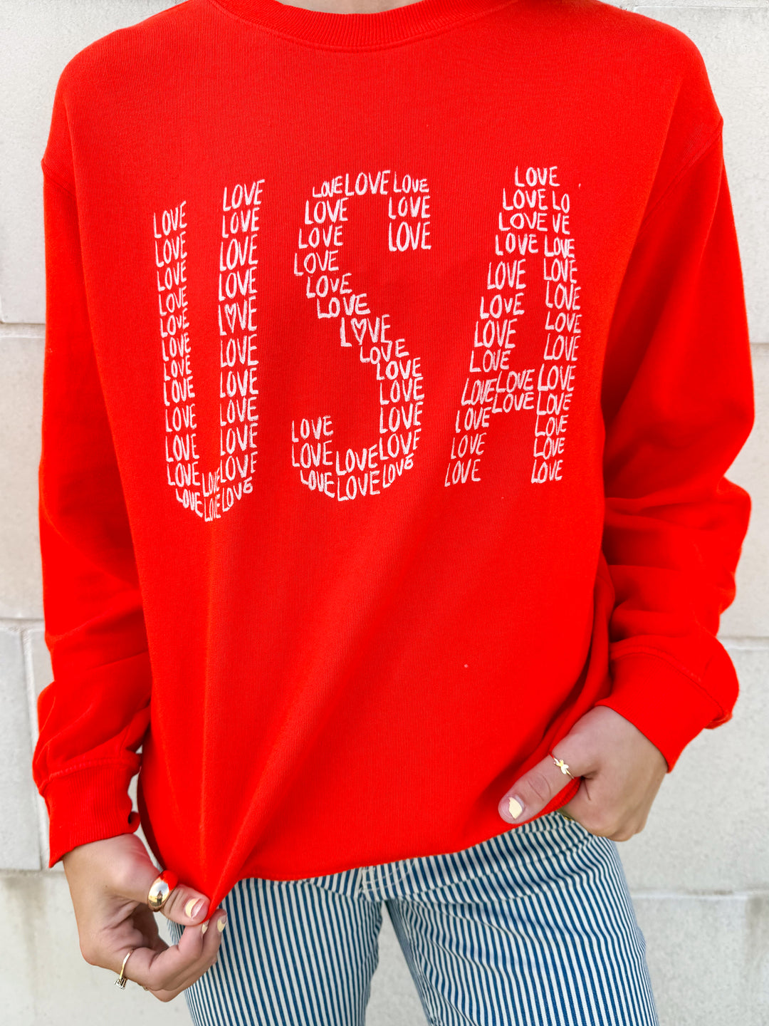 Z Supply Love Boyfriend Sweatshirt