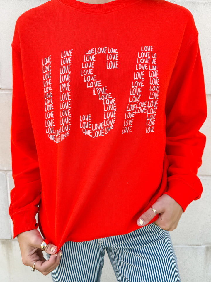 Z Supply Love Boyfriend Sweatshirt