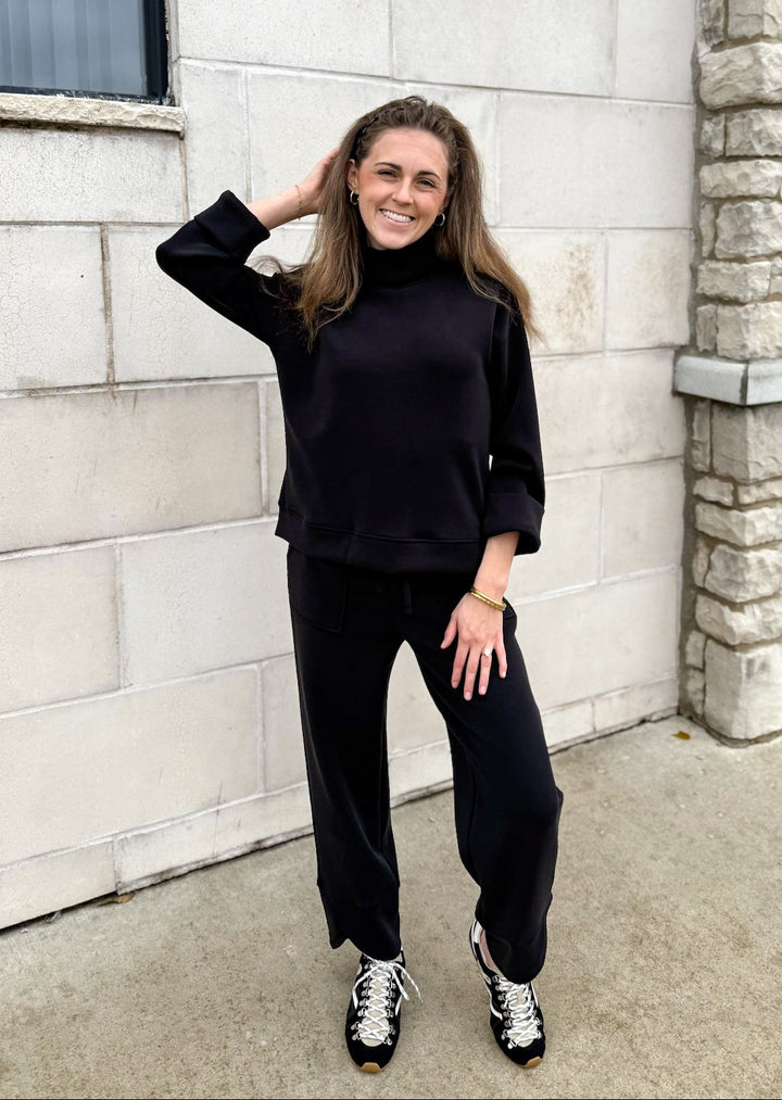 Sage Turtleneck Top