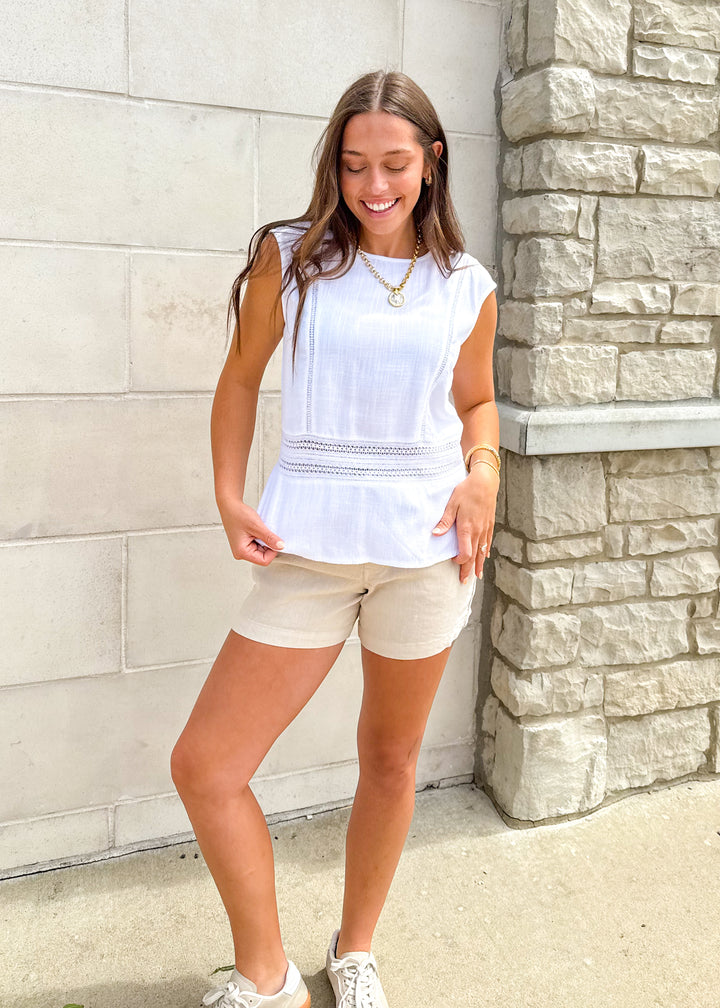 Kut From the Kloth Carley Crochet Tank Top