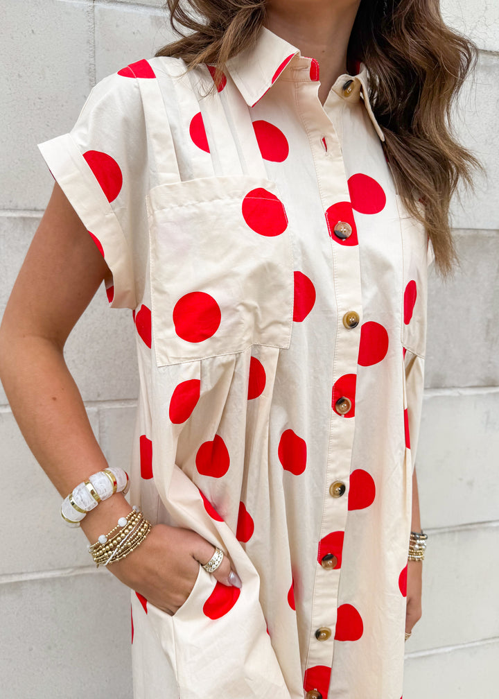 Gemma Polka Dot Mini Dress
