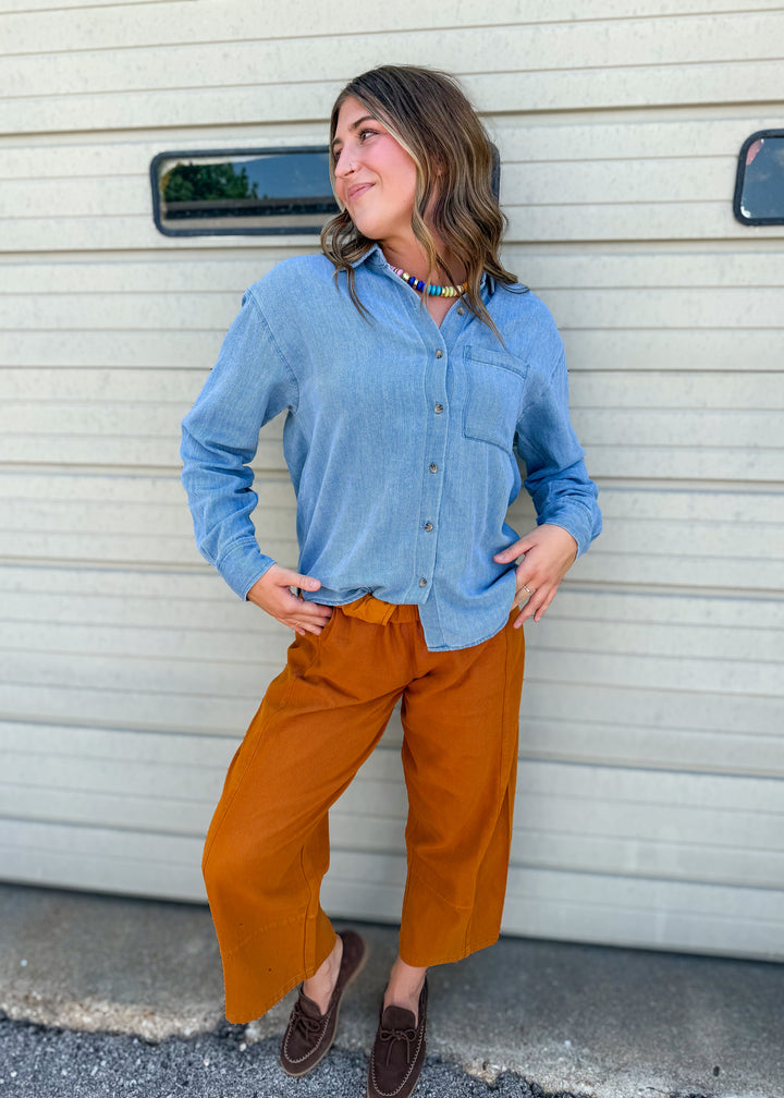 Z Supply The Perfect Twill Button Up