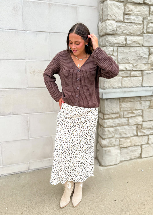 Franci Floral Midi Skirt
