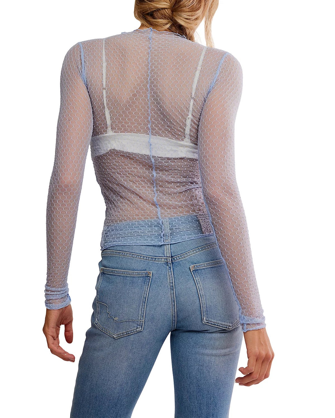 Free People Minding My Business Top - Cashmere Blue