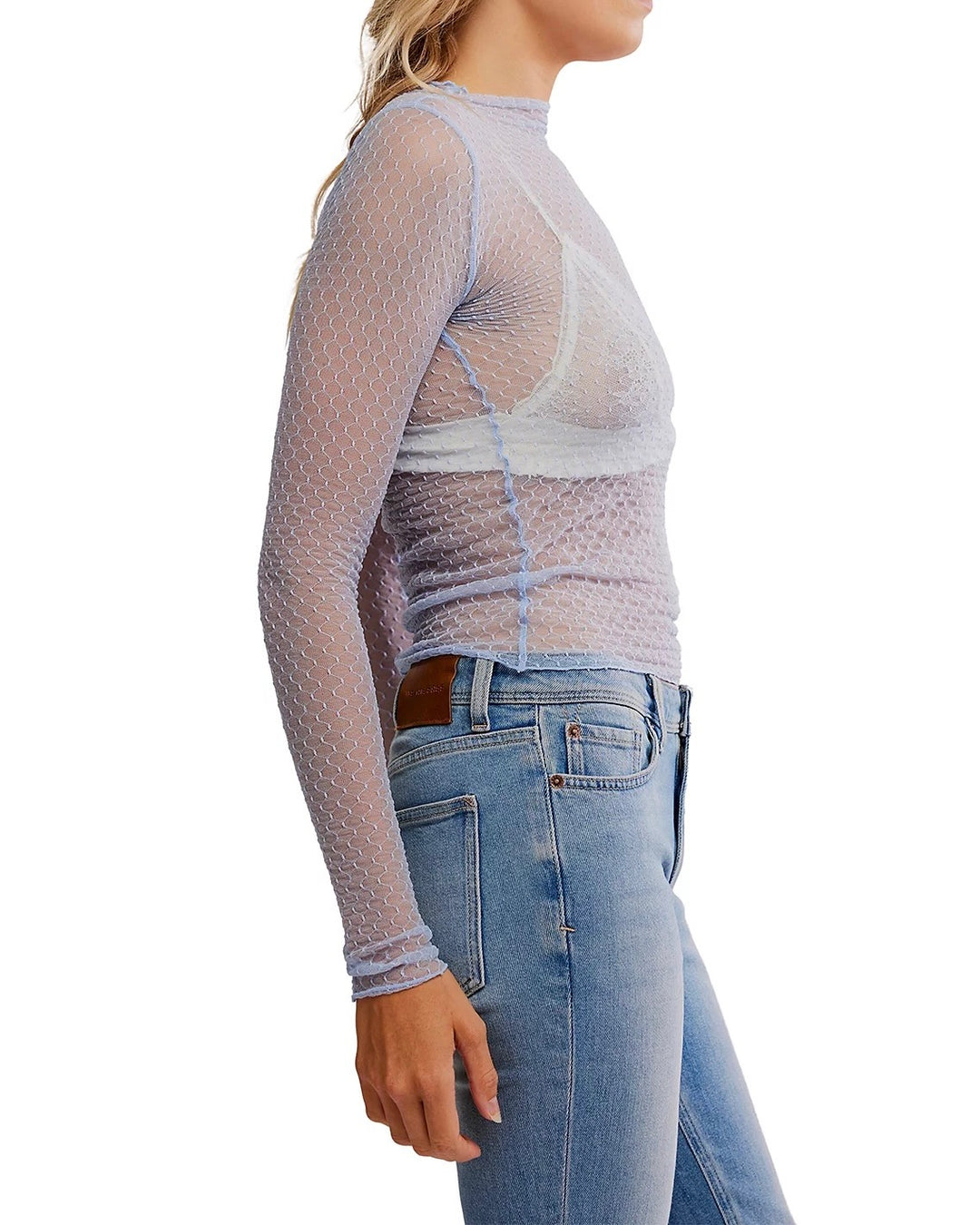 Free People Minding My Business Top - Cashmere Blue