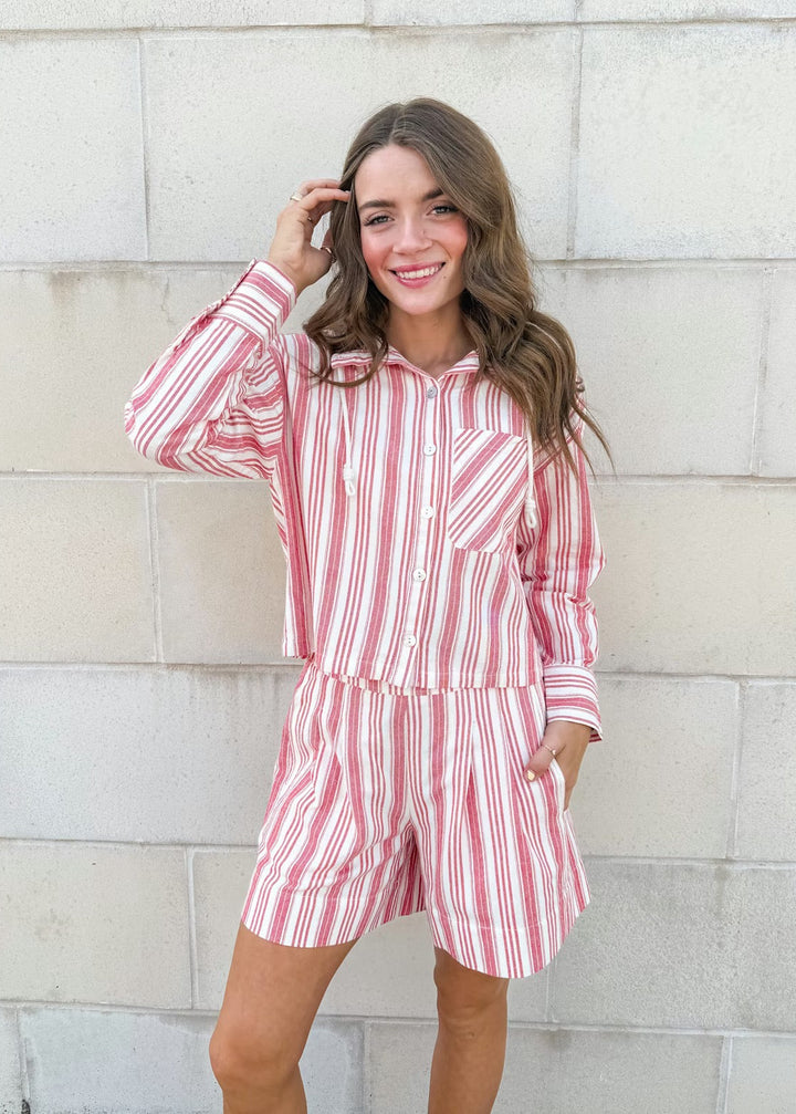 Ivy Jane Lila Striped Shorts