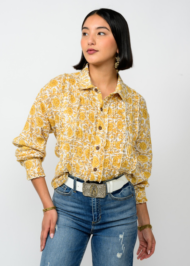Ivy Jane Marigold Button Down