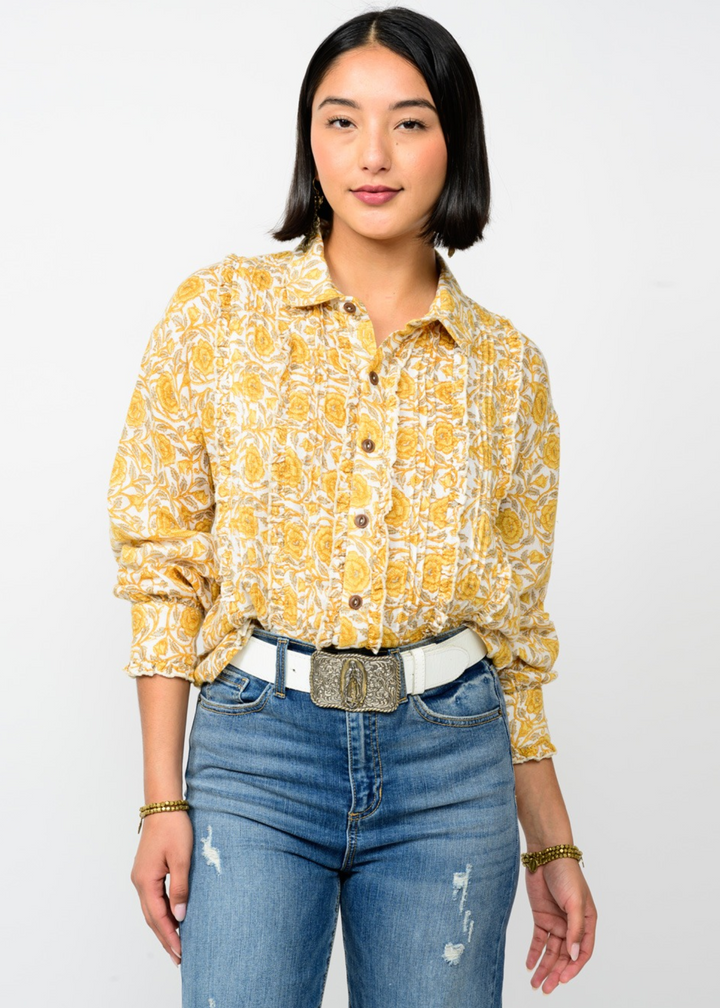 Ivy Jane Marigold Button Down