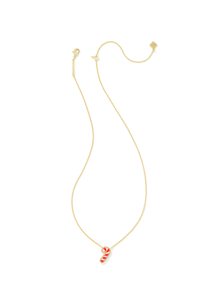 Kendra Scott Candy Cane Short Pendant Necklace - Gold/Ivory Mother of Pearl