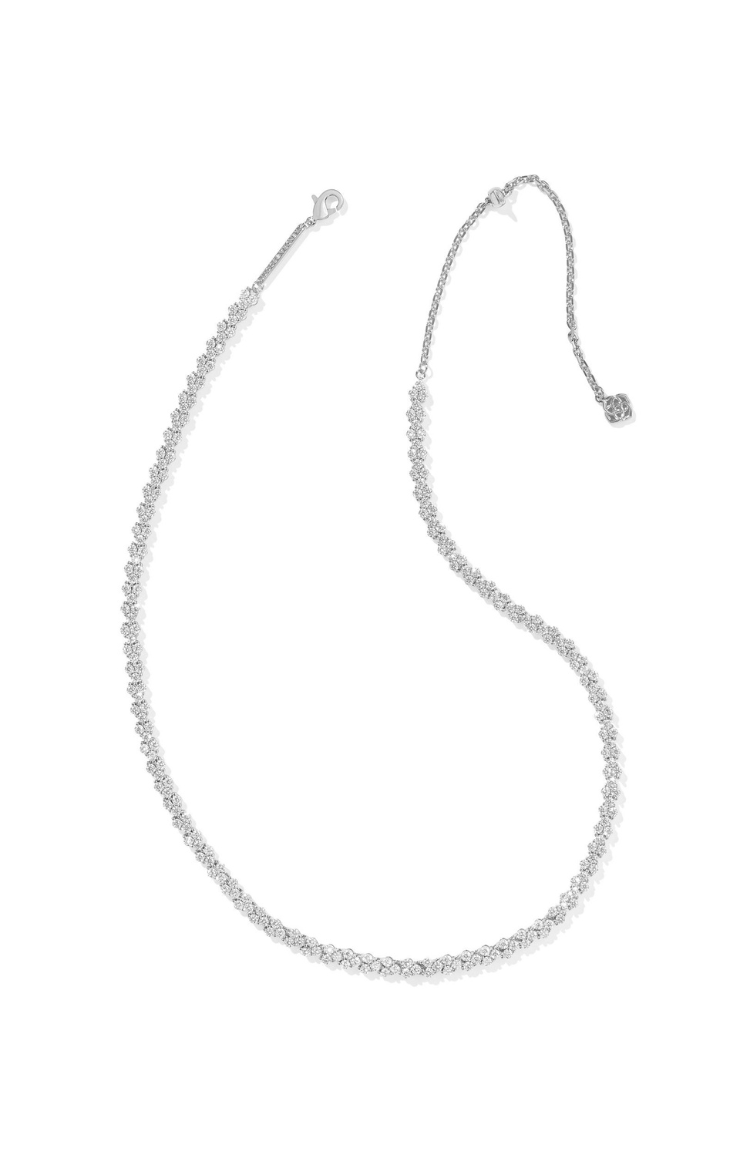 Kendra Scott Emery Tennis Necklace in Silver