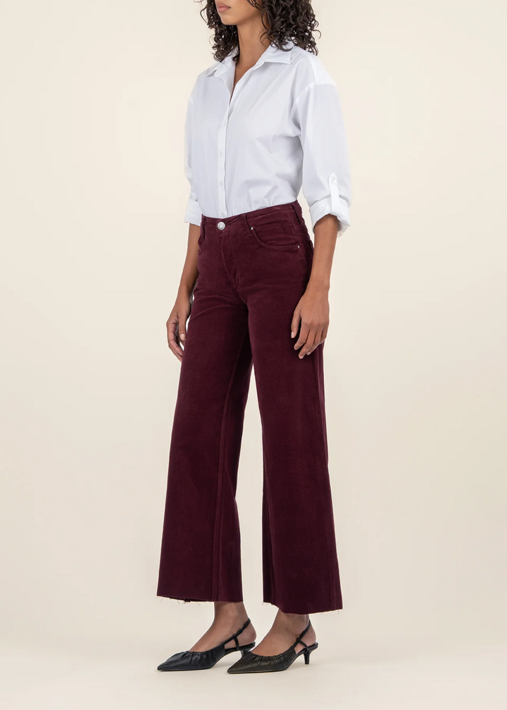 Kut From the Kloth Meg Corduroy High Rise Wide Leg Jeans - Long Inseam