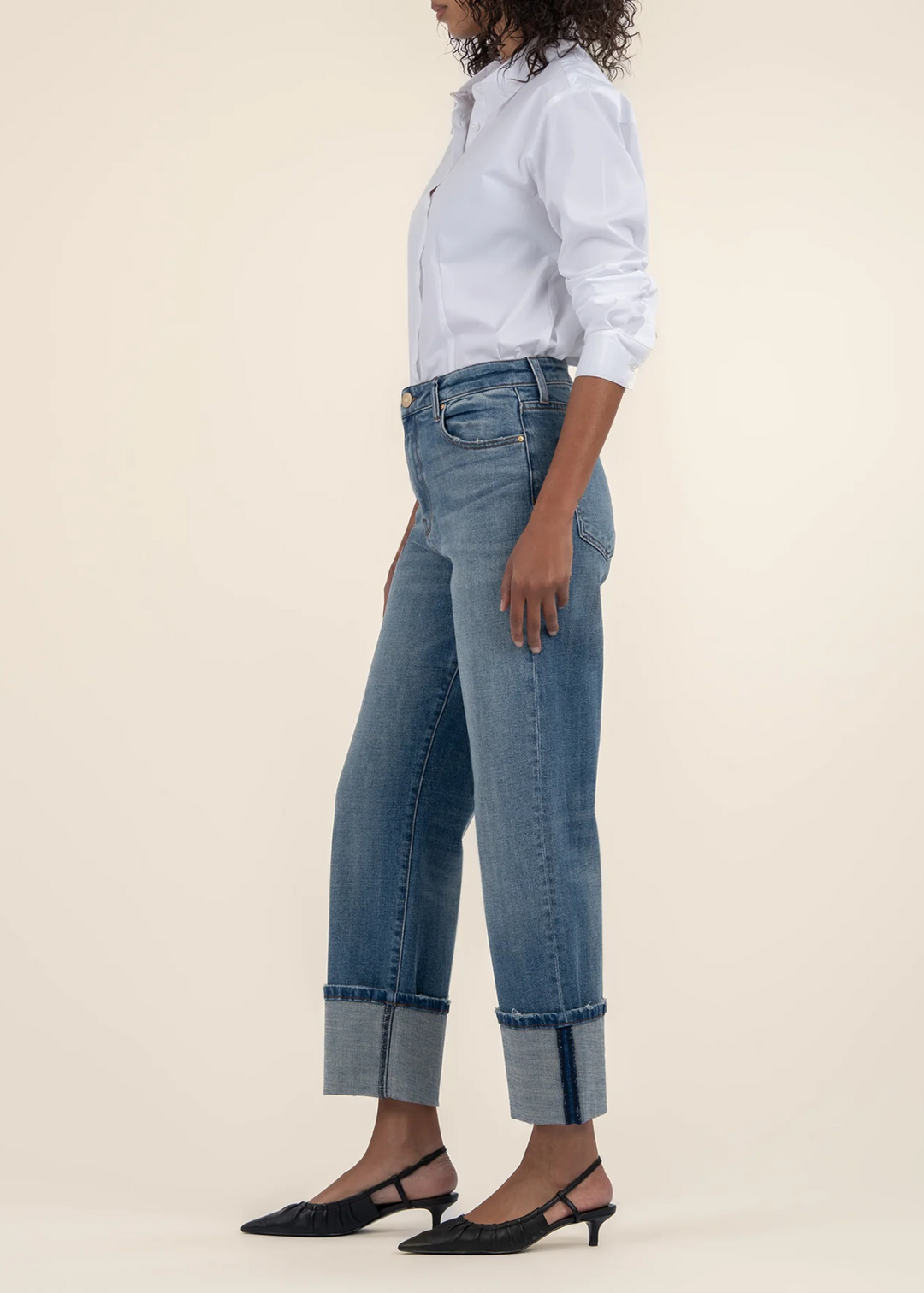 Kut From the Kloth Sienna High Rise Wide Leg Jeans