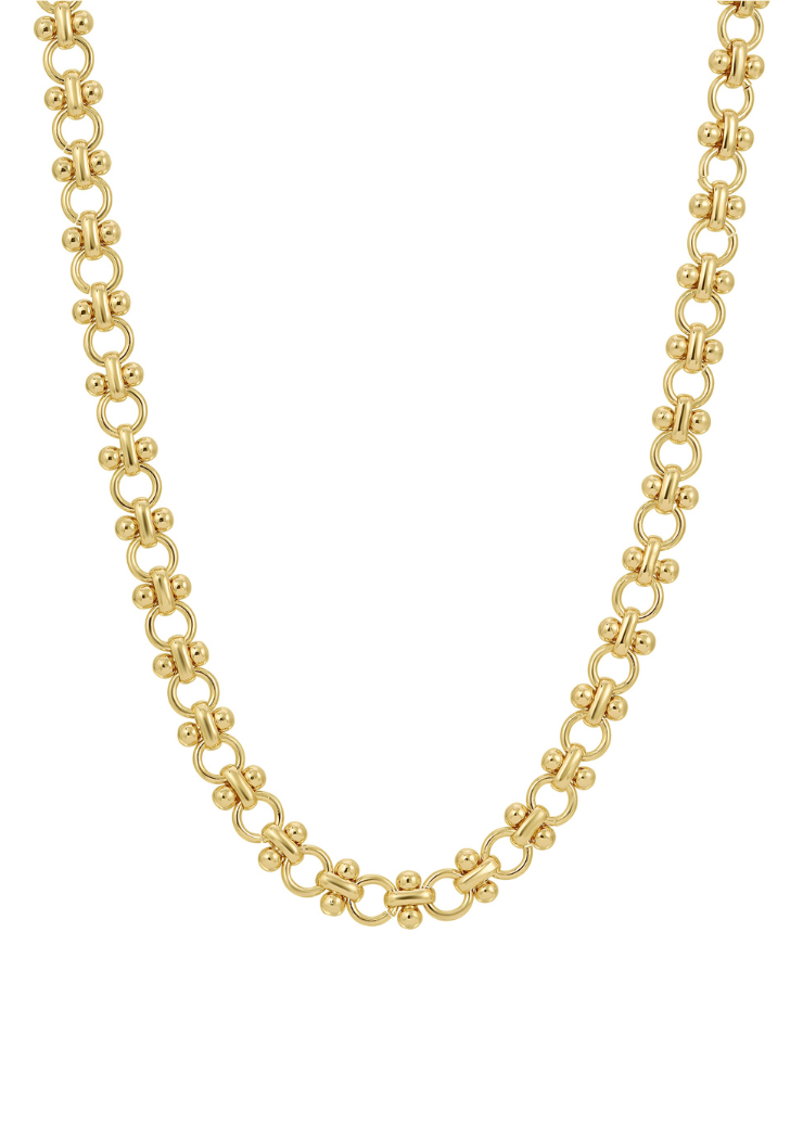 Leeada Chloe Chain Necklace in Gold