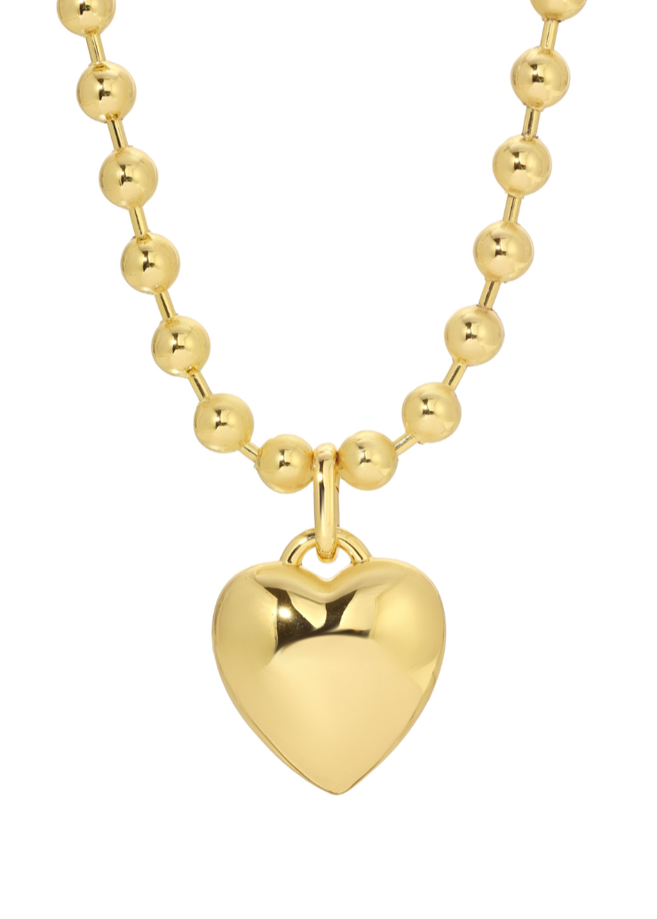 Leeada That's So Goode Heart Necklace in Gold