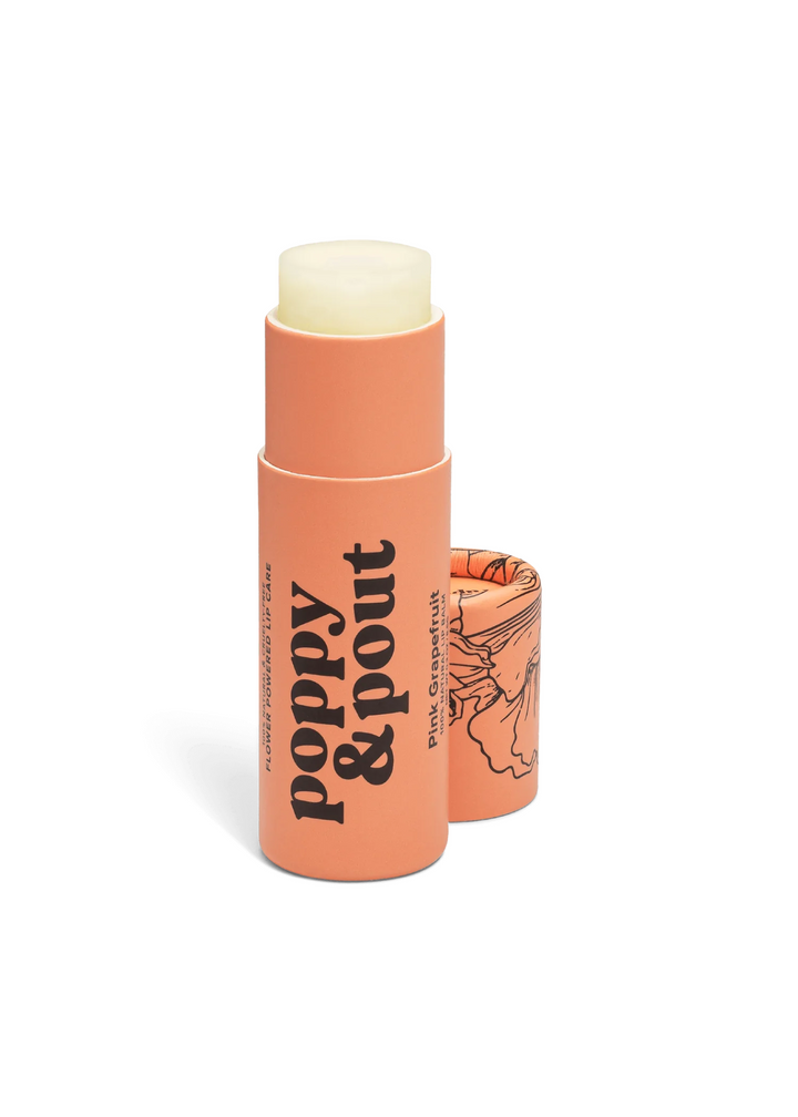 Poppy & Pout Lip Balm - Pink Grapefruit