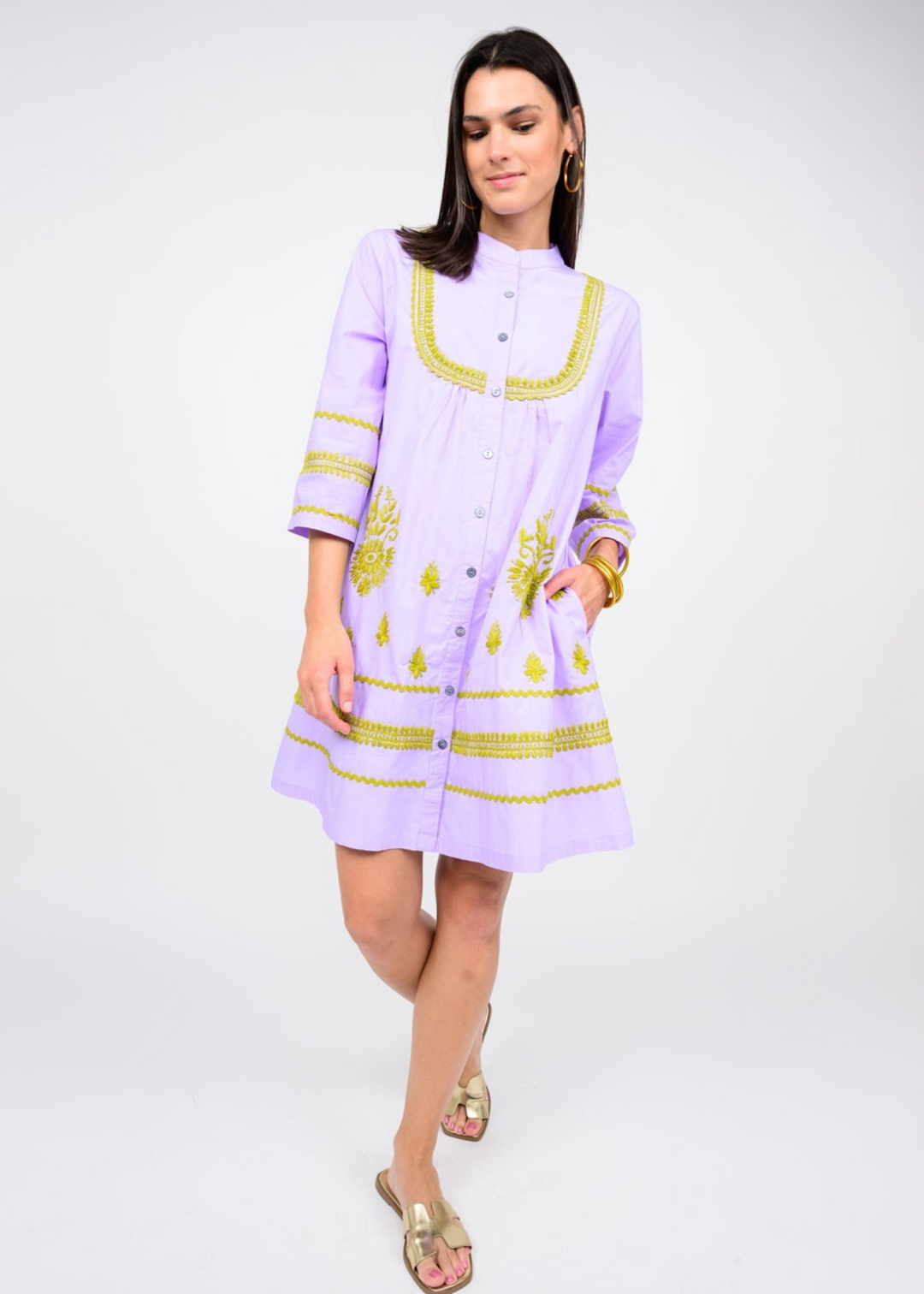 Uncle Frank Lorelai Embroidered Dress