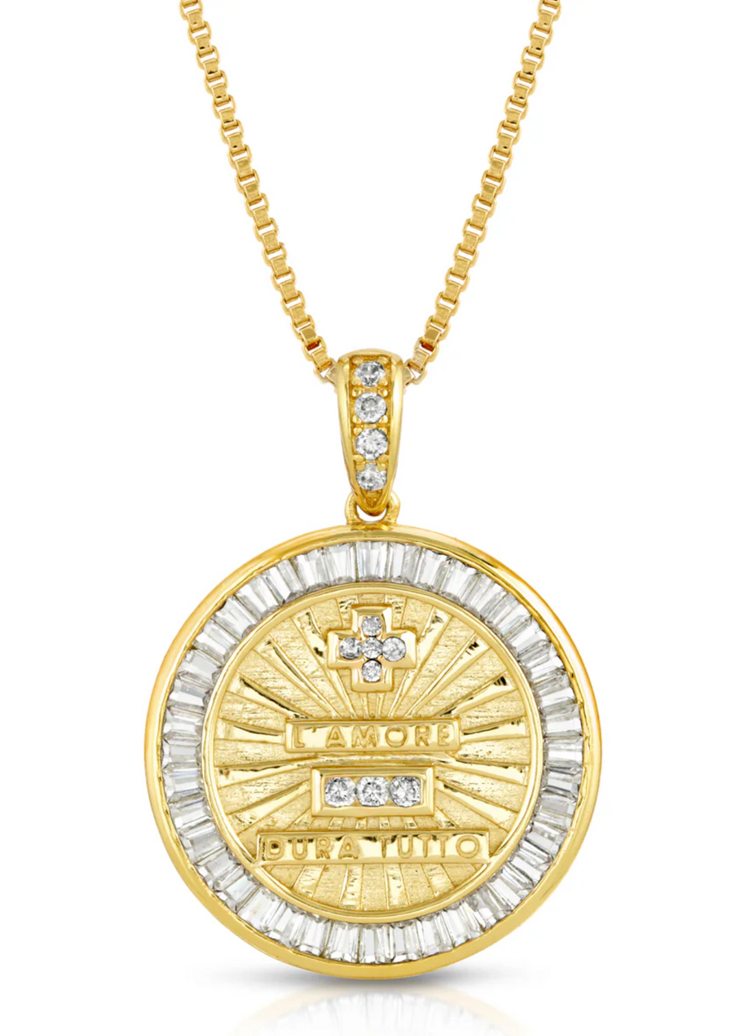 Joy Dravecky Loyalty Pendant Necklace in Gold