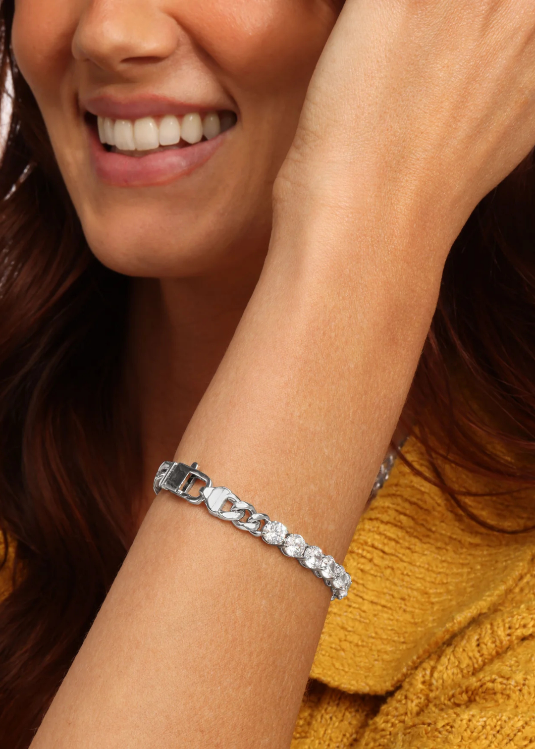 Melinda Maria Julian Loves Diamonds Bracelet - Silver