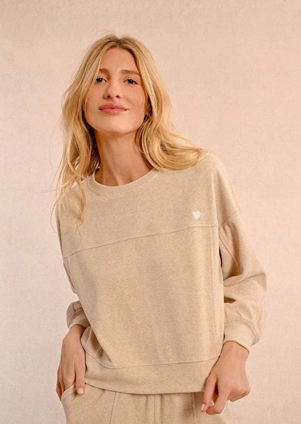 Molly Bracken Lizzie Sweatshirt in Ash Grey