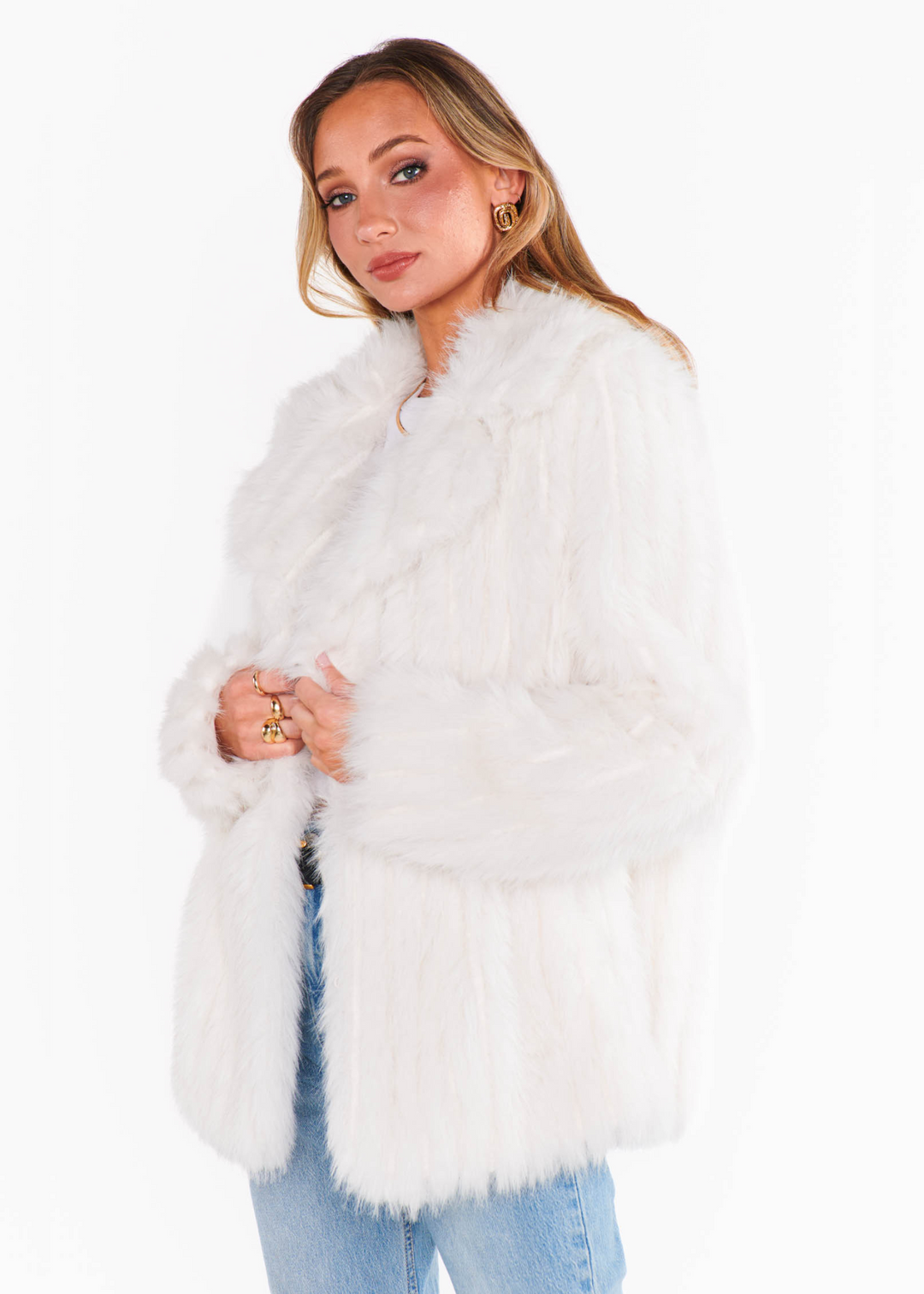 Show Me Your Mumu Salt Lake Fur Coat