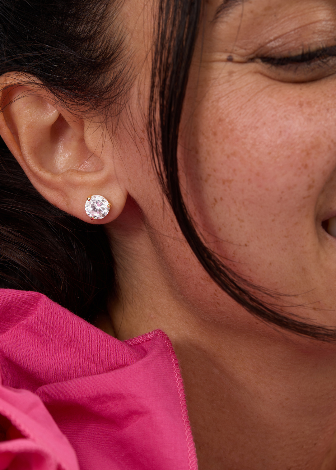 Melinda Maria Not Your Basic 8mm Studs - Gold