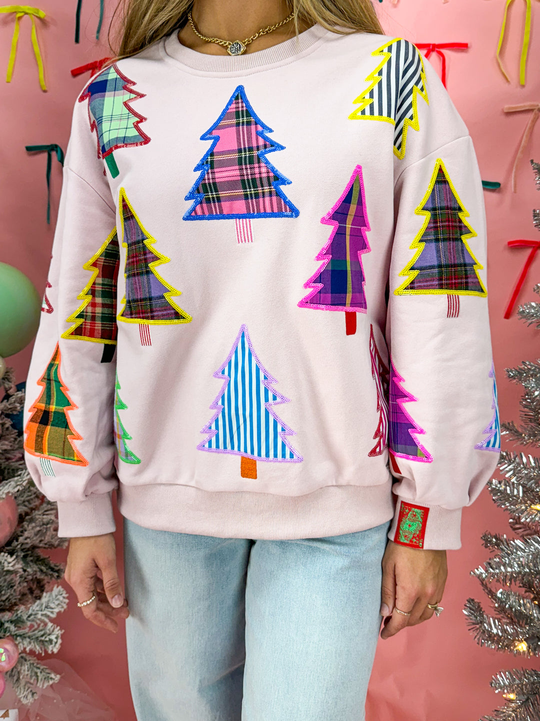 Queen of Sparkles Christmas Tree Sweatshirt