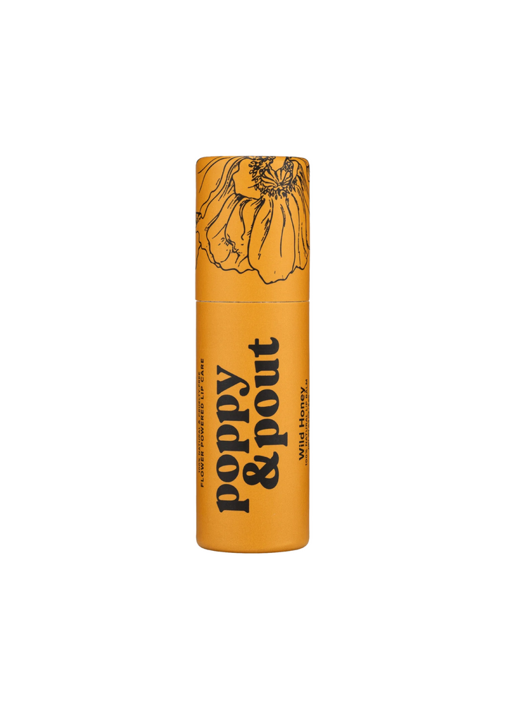 Poppy & Pout Lip Balm in Wild Honey