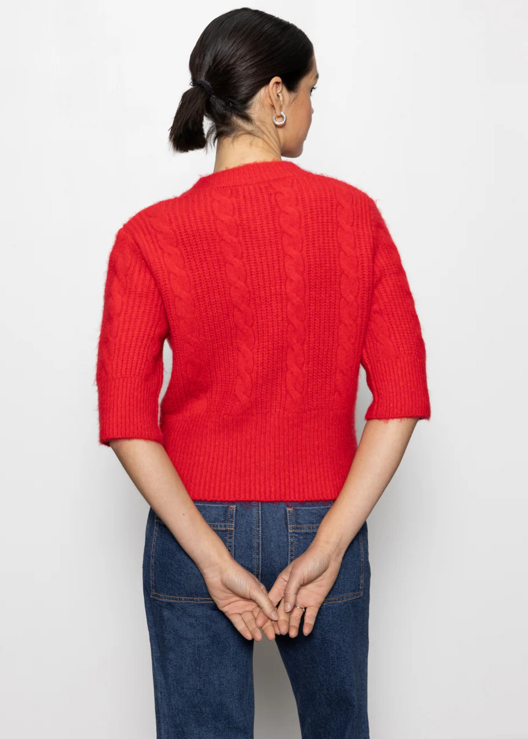 Sanctuary Clothing Fuzzy Cable Cardigan