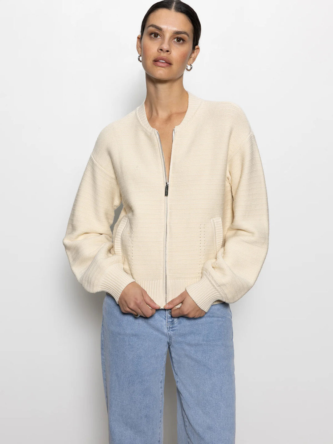 Sanctuary Clothing Knitted Bomber