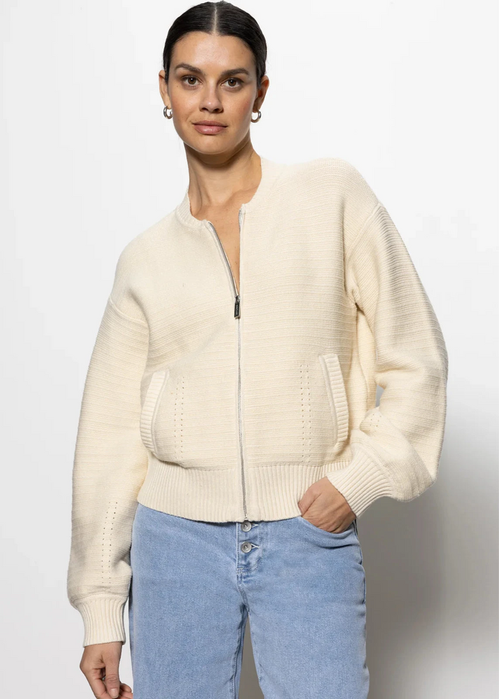 Sanctuary Clothing Knitted Bomber