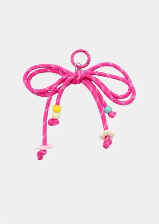 Mariner Bow Bag Charm - Flamingo