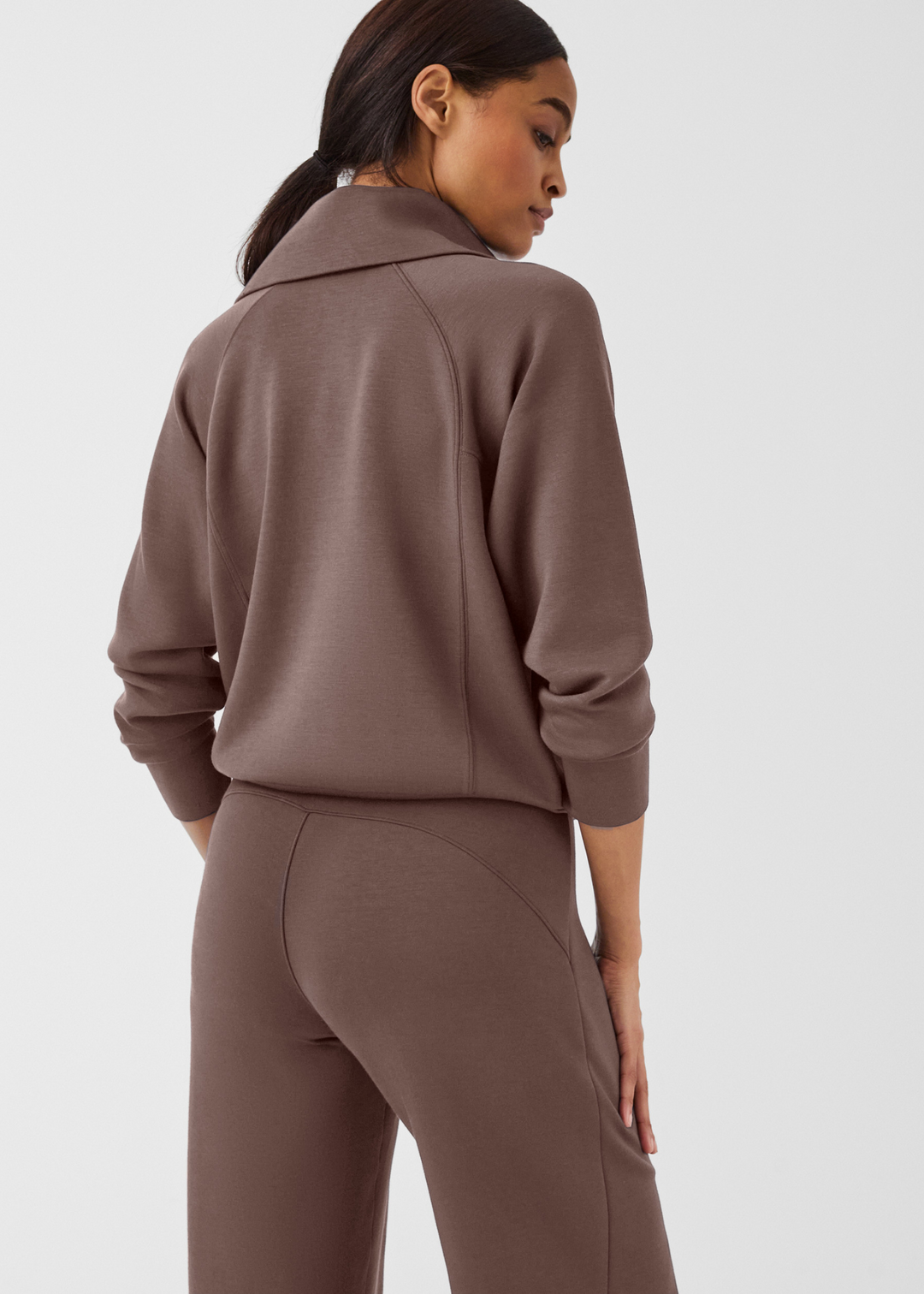 Spanx AirEssentials Half Zip - Smoke