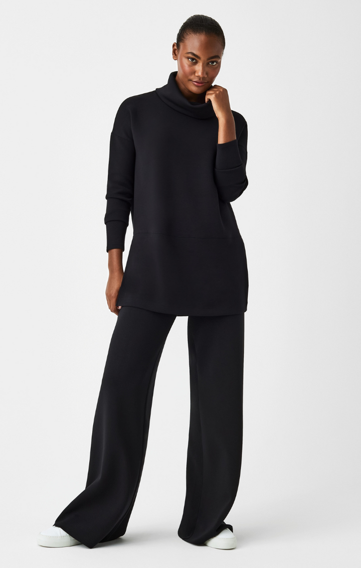 Spanx AirEssentials Turtleneck Tunic in Very Black