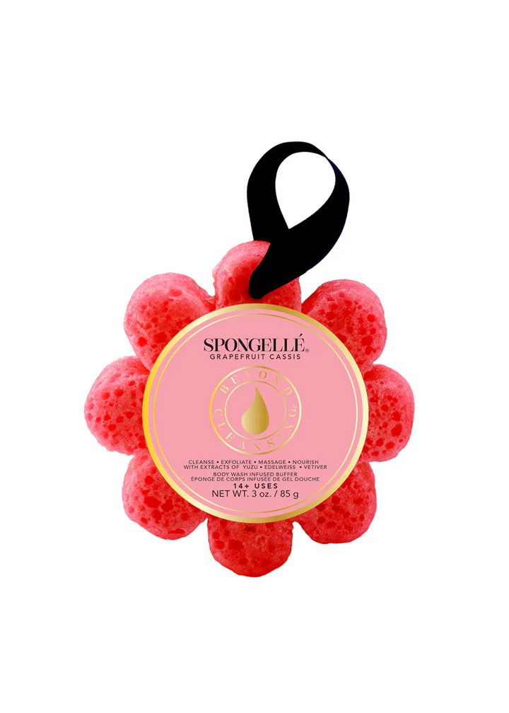 Spongelle Wild Flower Soap Sponge in Grapefruit Cassis