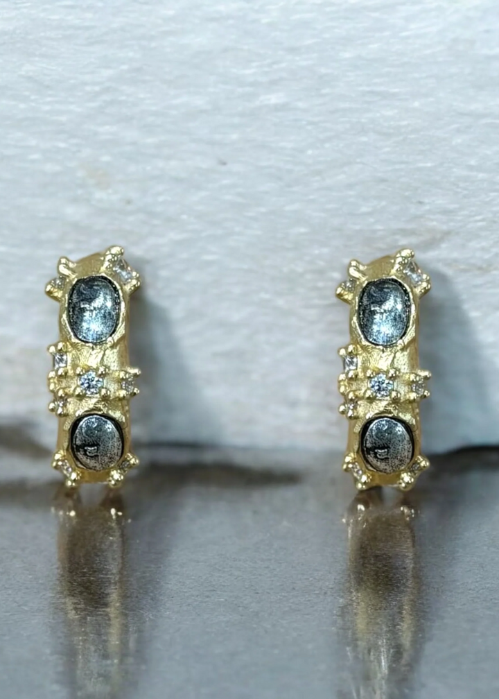 Tat2 Designs Gold Mini Alma Hoops