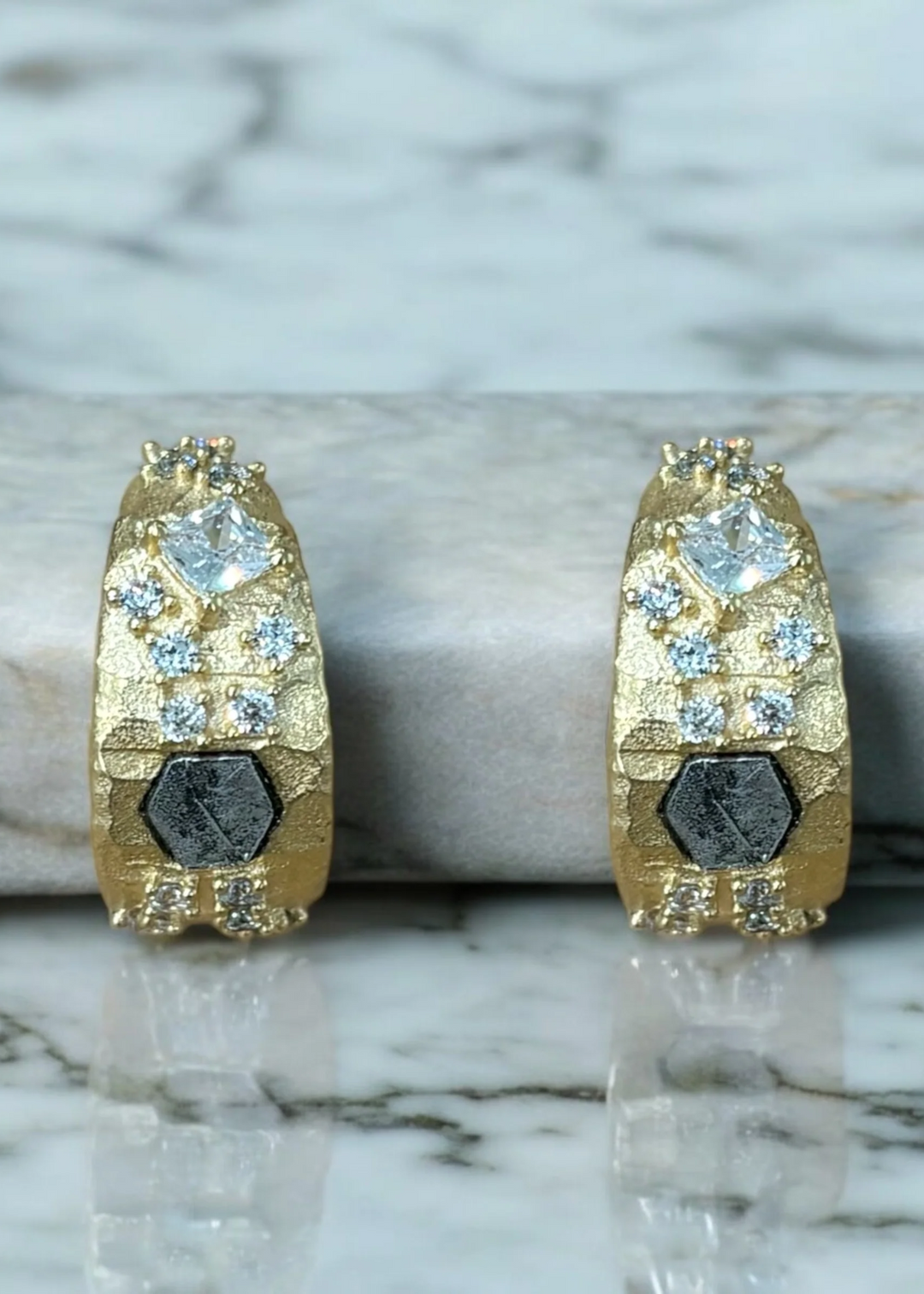 Tat2 Designs Gold Mini Cosa Hoops