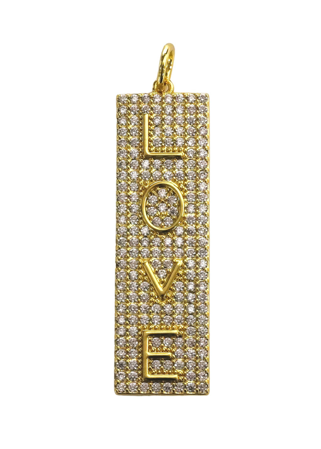 Allison Avery  Love Bar Charm - Gold