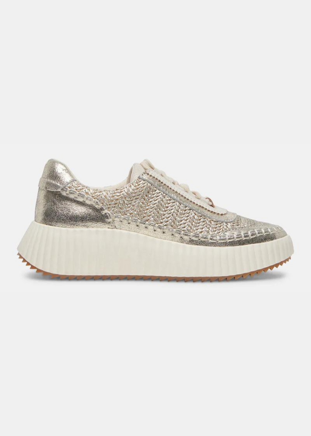 Dolce Vita Dolen Sneakers in Gold Knit