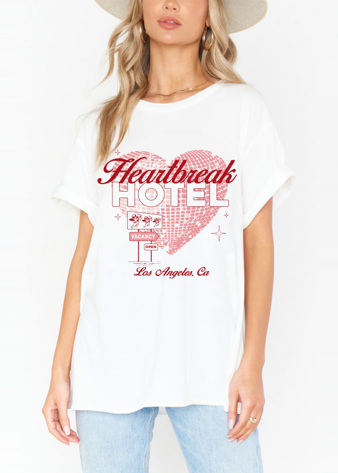 Show Me Your Mumu Airport Tee - Heartbreak Hotel Graphic