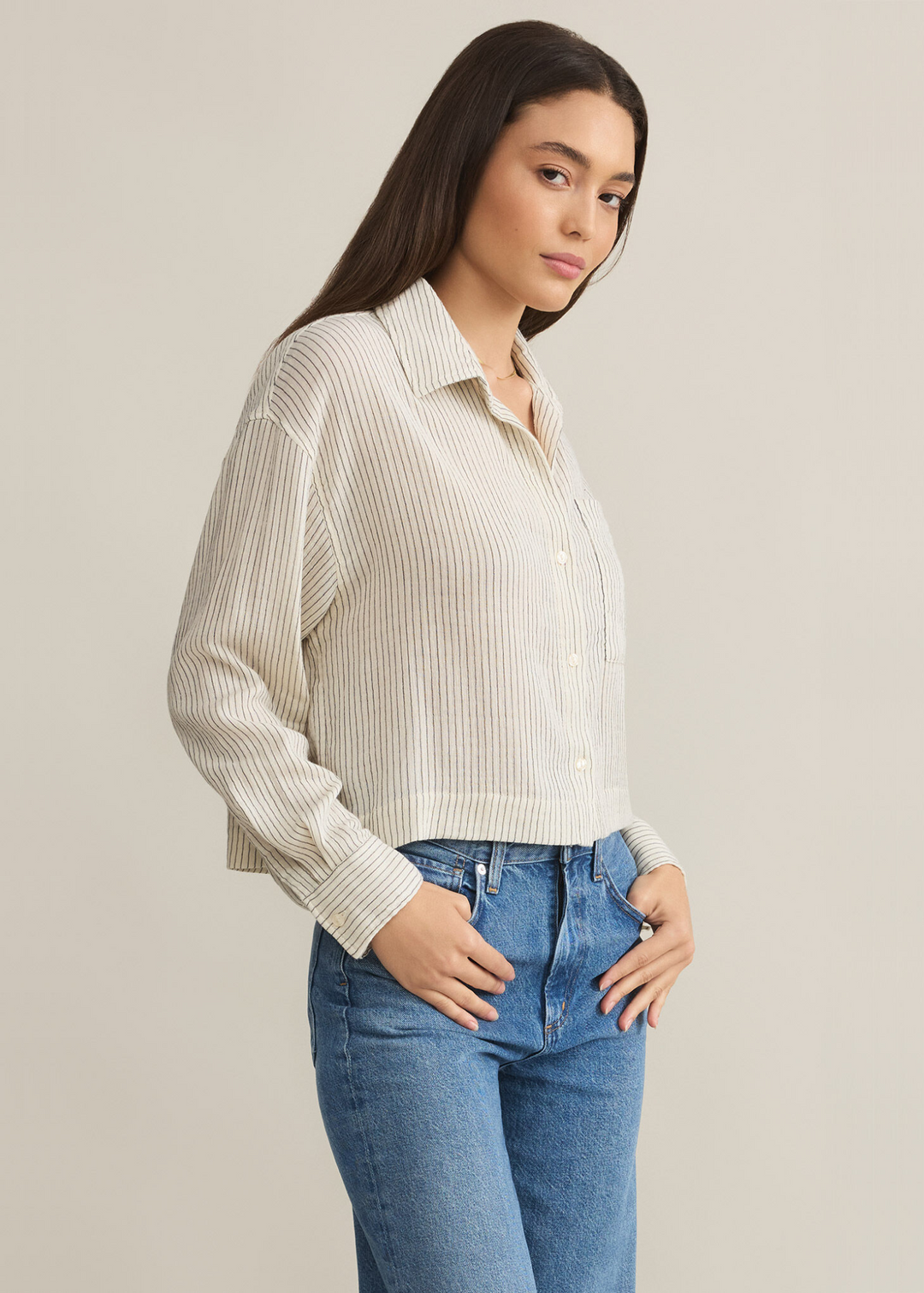 Z Supply Del Mar Striped Shirt