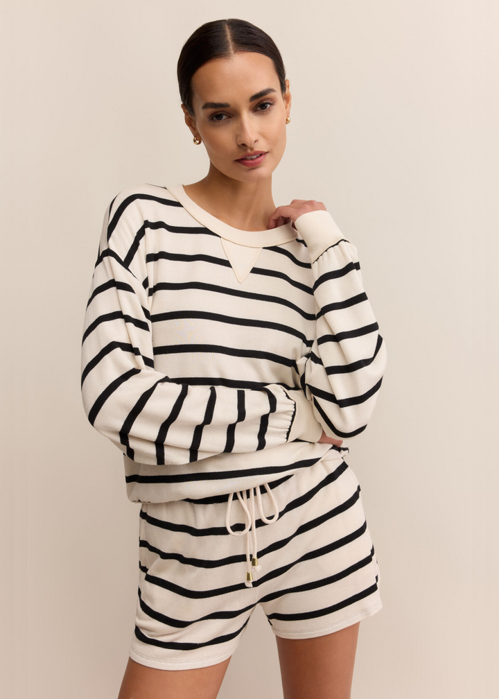 Z Supply Stand Out Striped Sweatshirt