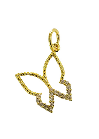 Allison Avery  Butterfly Charm - Gold