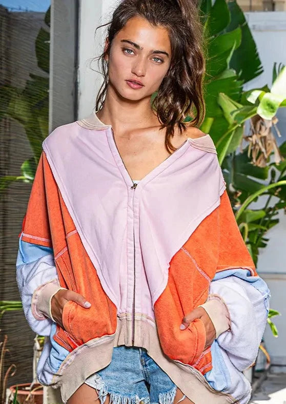 Phoebe Color Block Jacket