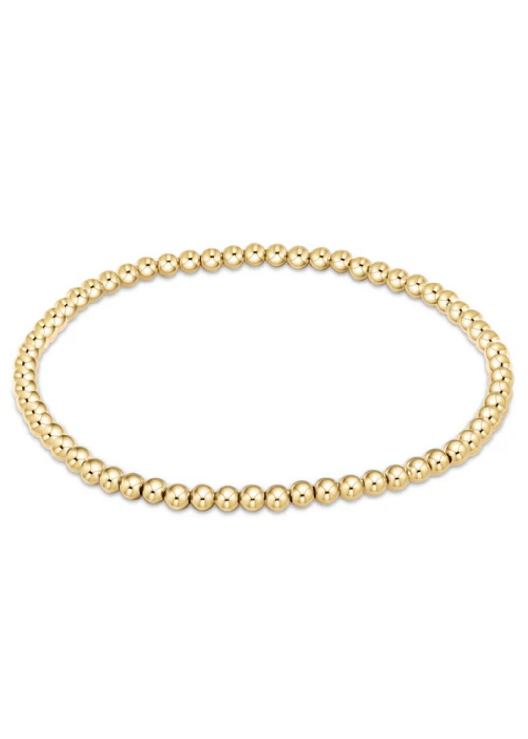 egirl Classic Gold 3mm Bead Bracelet