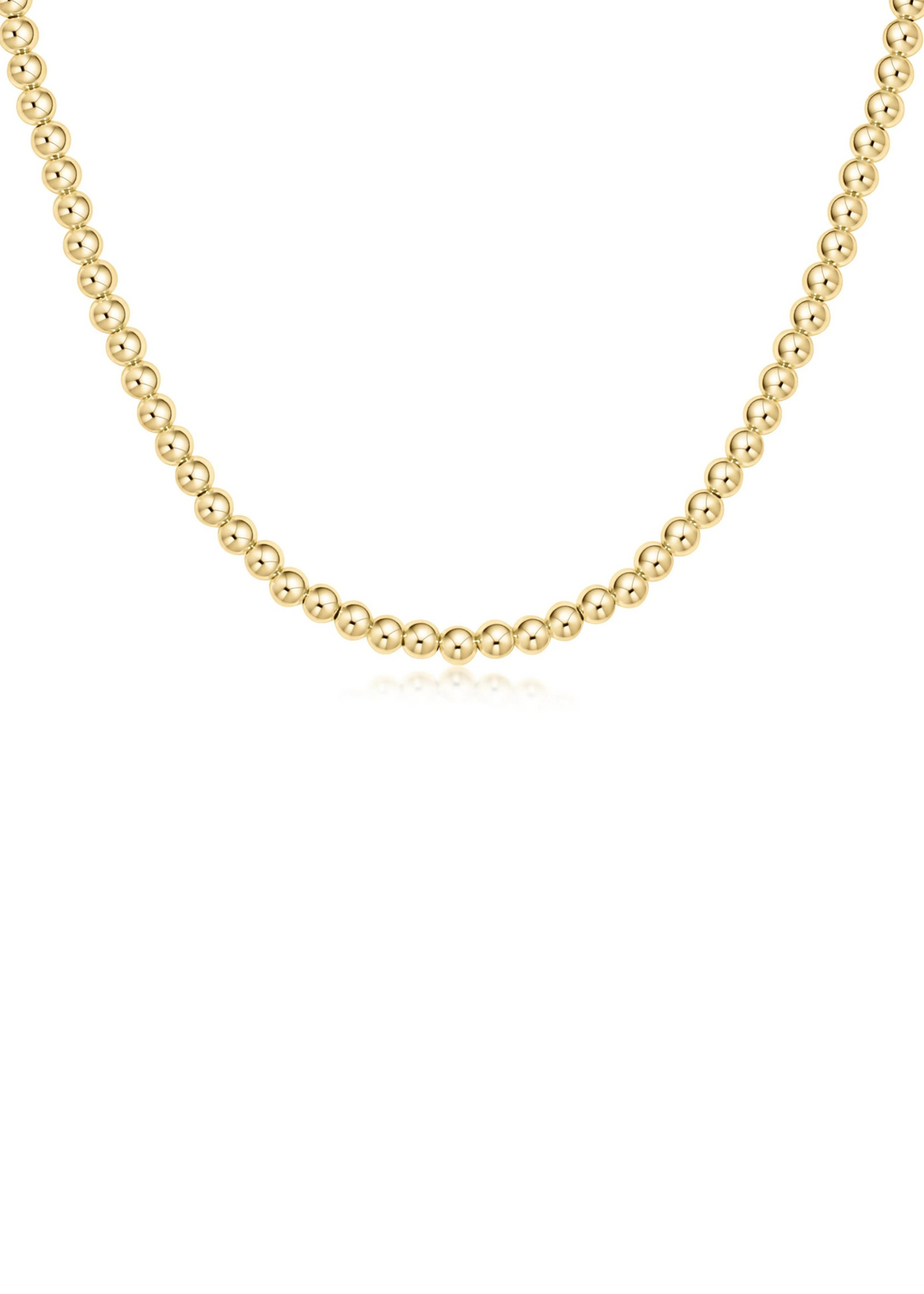 17" Choker Classic Gold - 4mm Bead