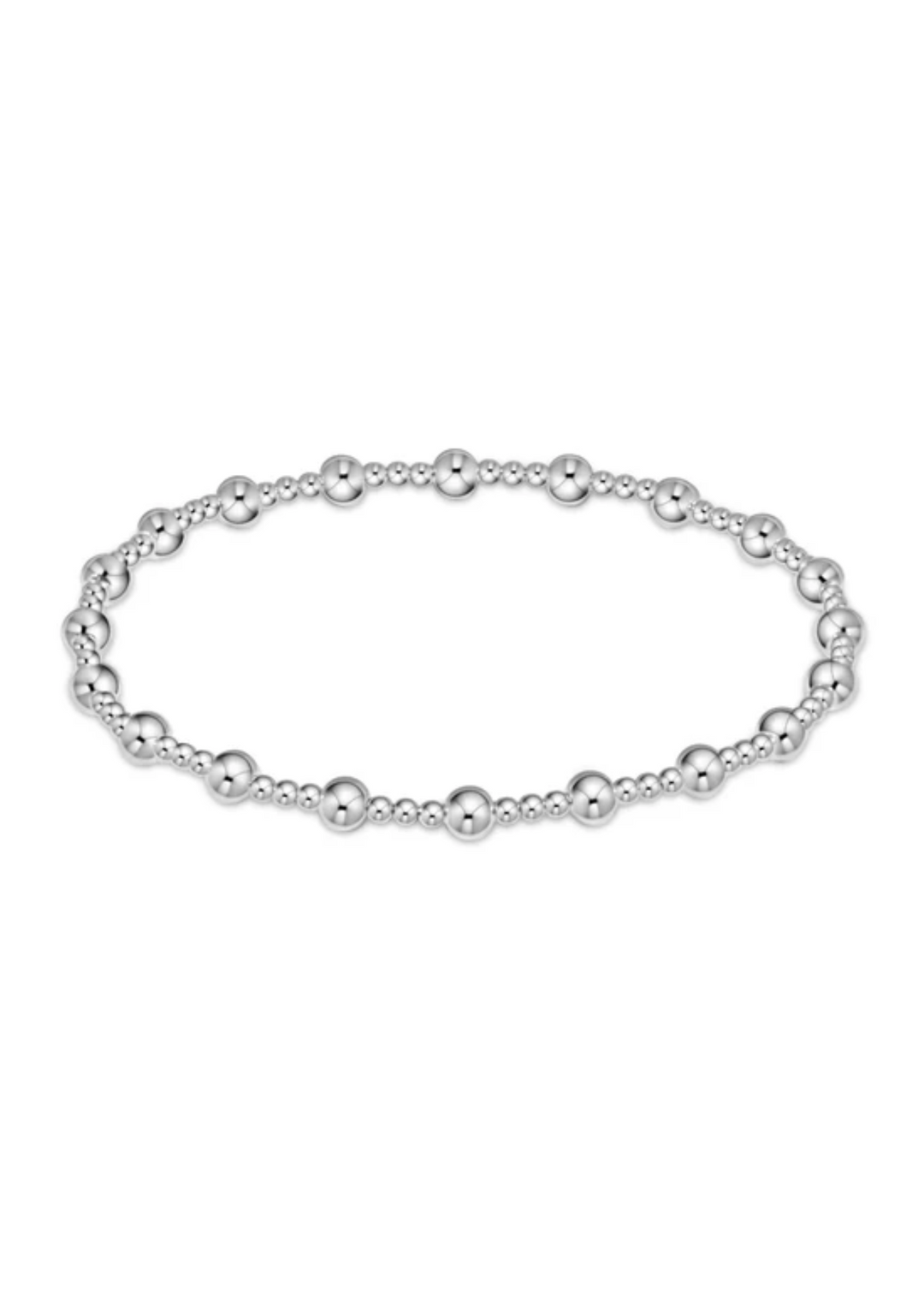 enewton designs Classic Sincerity Pattern 4mm Bead Bracelet in Sterling