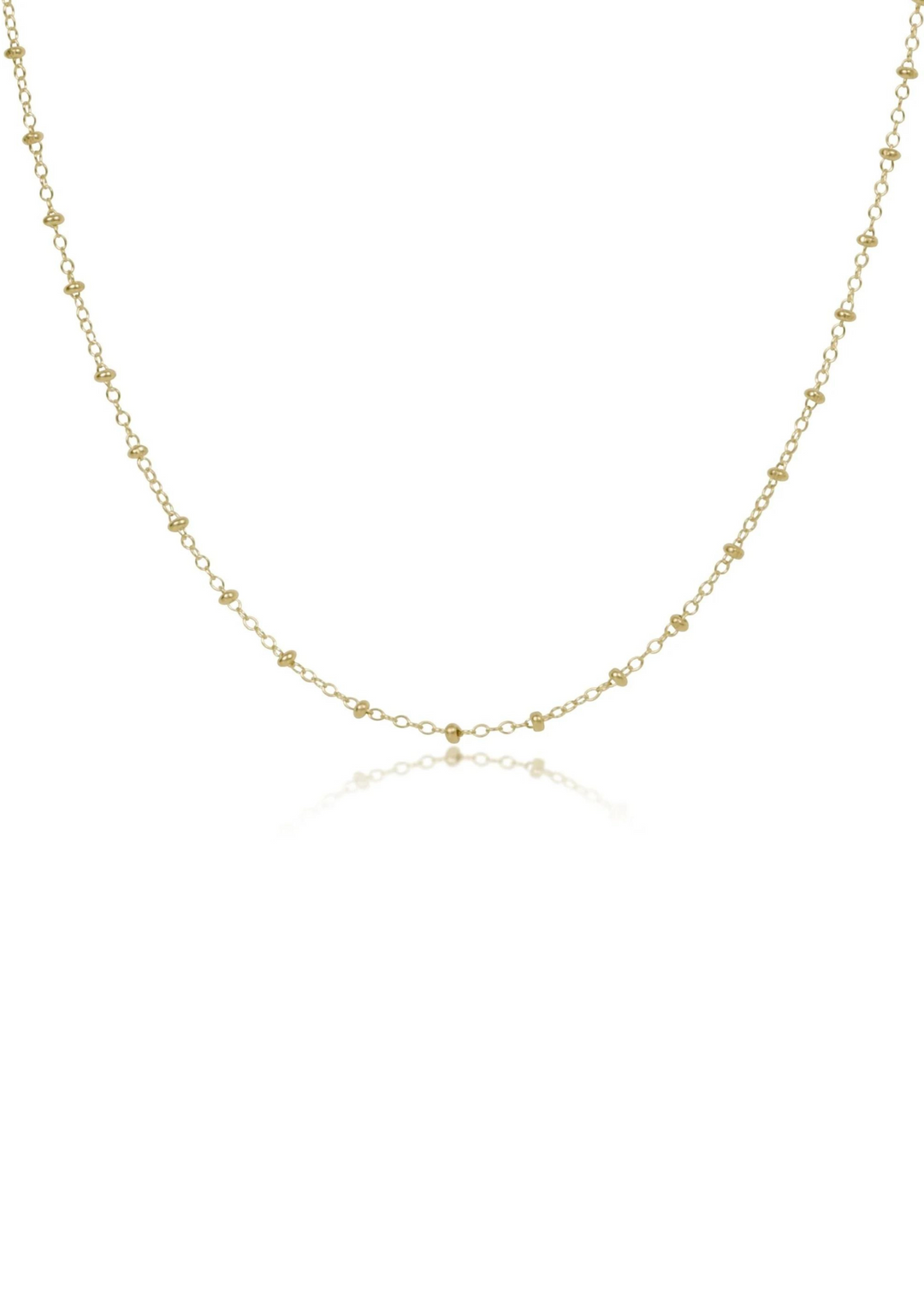 15" Choker Simplicity Chain Gold - Classic 2mm Gold