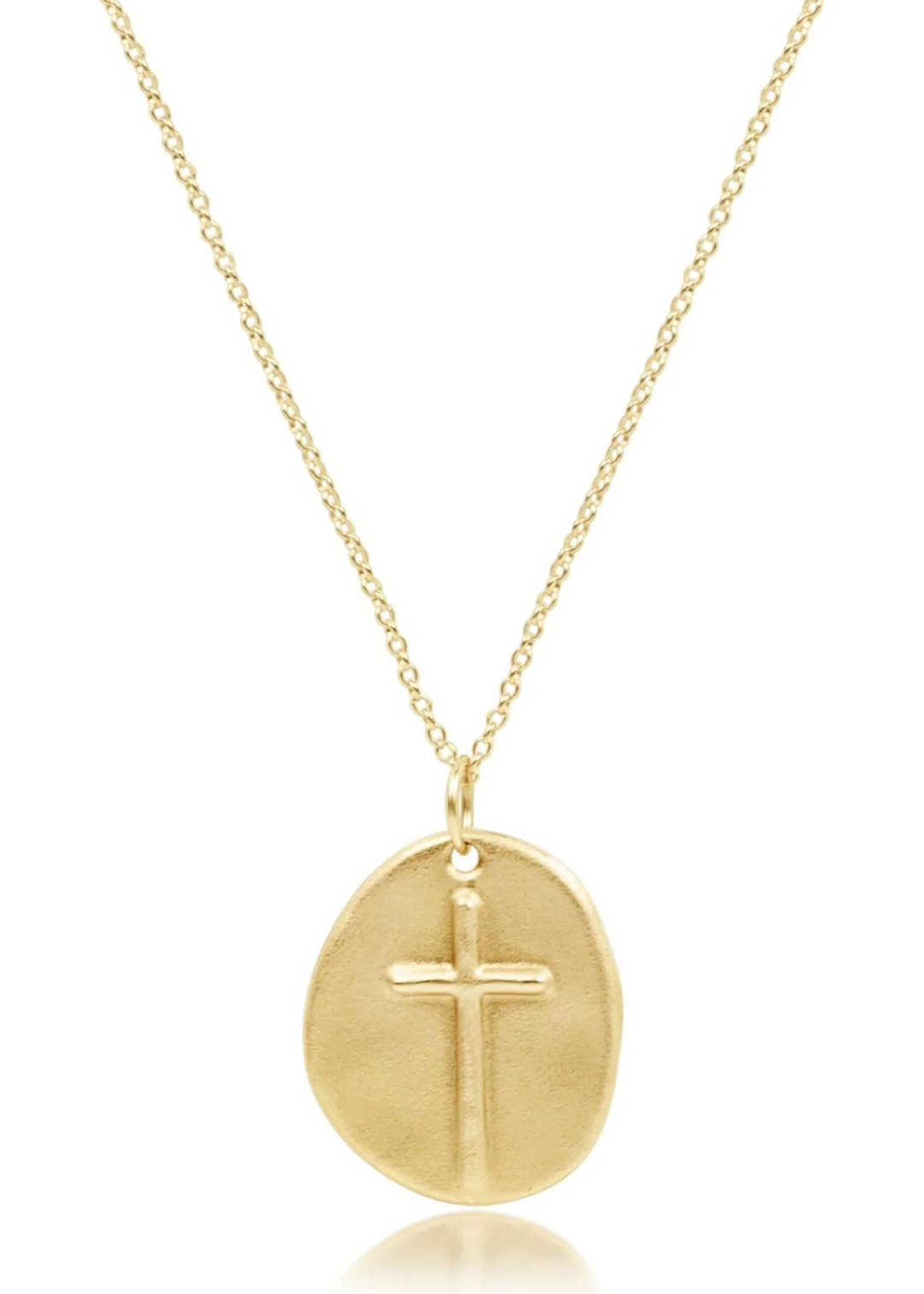 16" Necklace Gold - Inspire Gold Charm